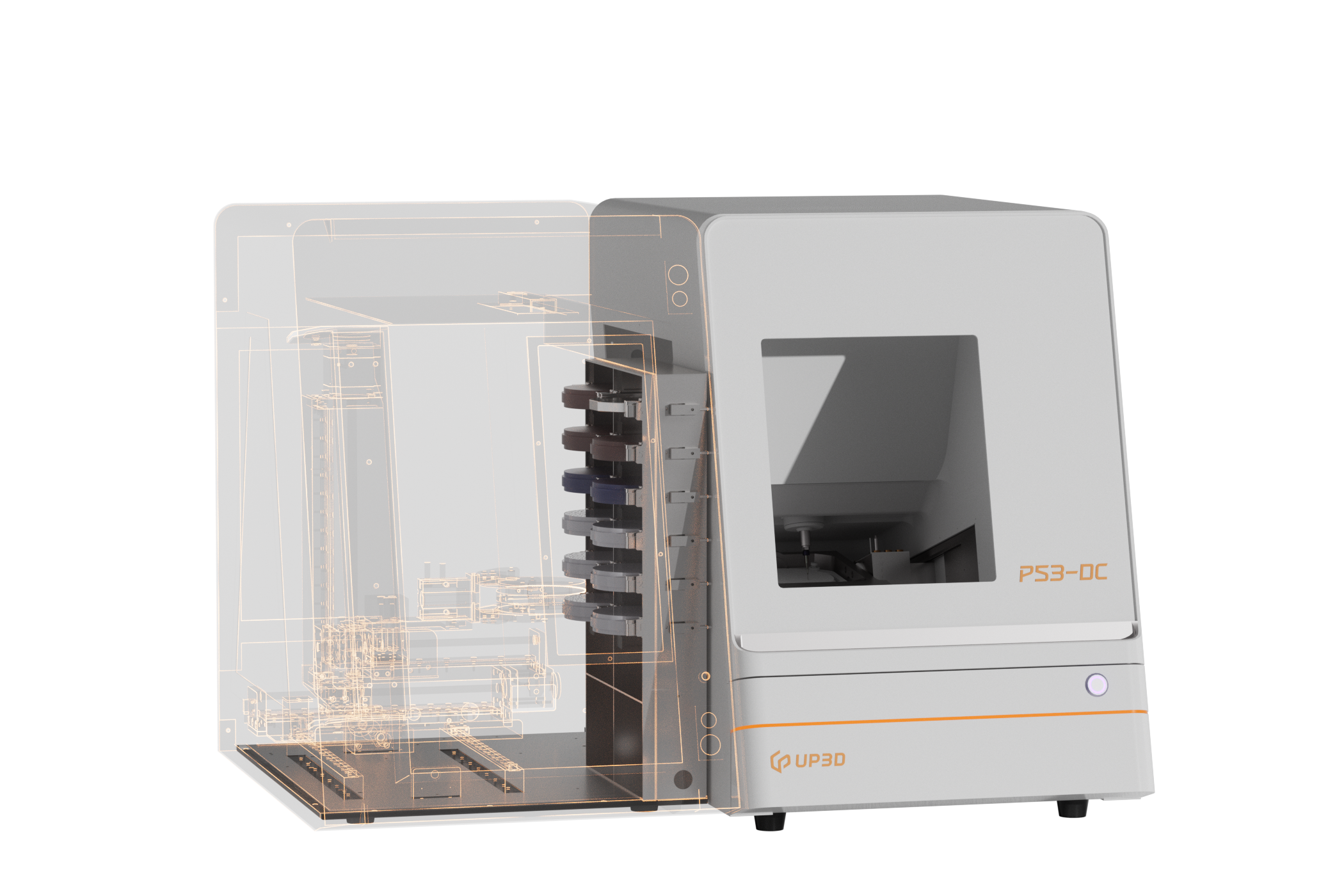 UP3D P53DC 5-axis milling machine with disc changer